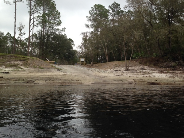 Photo of Cone Bridge Road Boat Ramp 
(Suwannee River)